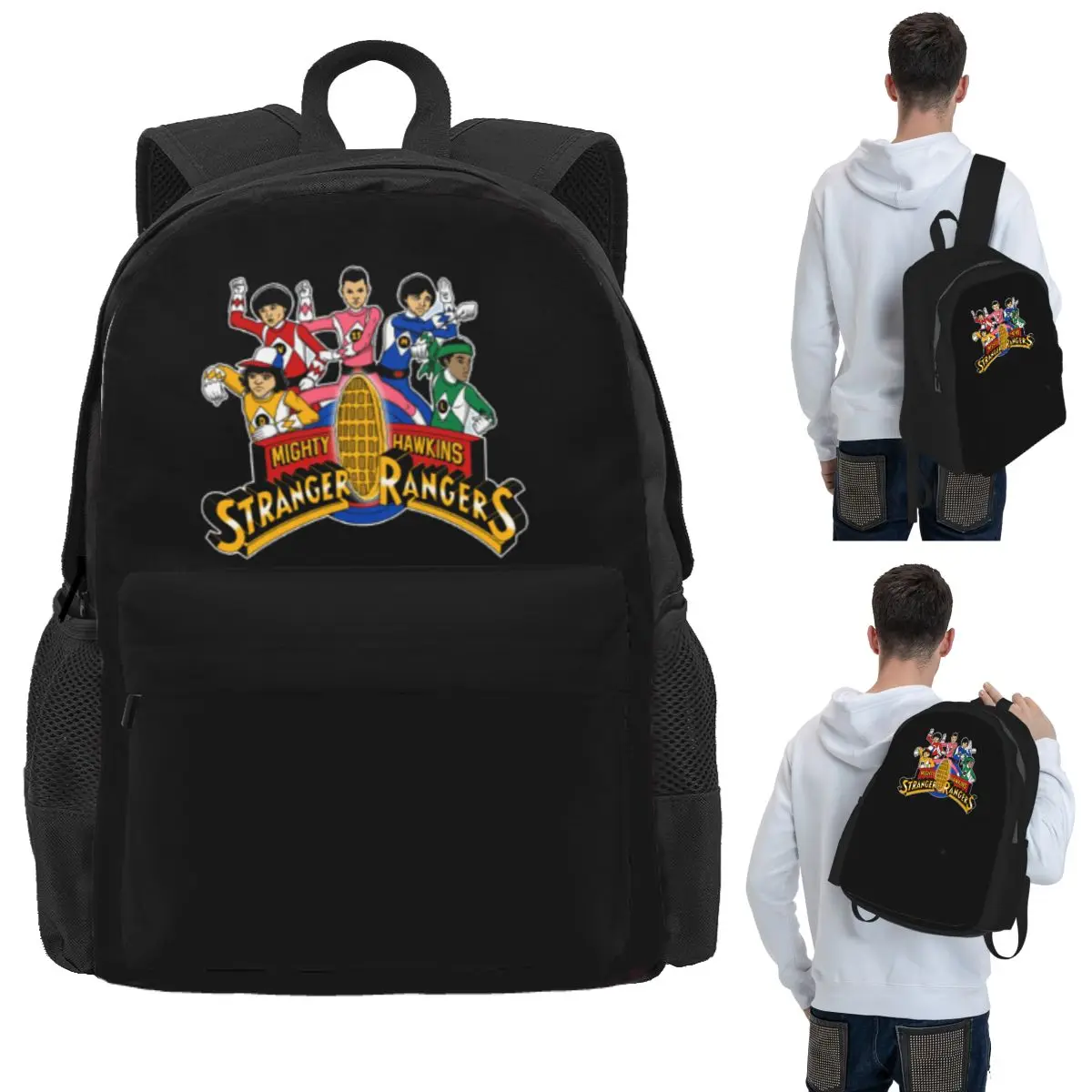 Stranger Rangers Student Backpack School Bag Hiking Travel Daypack for Men Women Bookbag Shoulder Bags
Stranger Rangers Student Backpack School Bag Hiking Travel Daypack for Men Women Bookbag Shoulder Bags