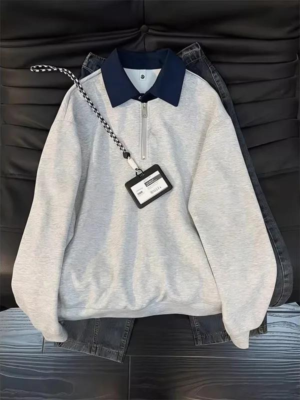 Cleanfit irt Collar Hoodie Men's Spring College Sle Couple Jaet American Inner irt f Zipper Long Sve Casua...
Cleanfit irt Collar Hoodie Men's Spring College Sle Couple Jaet American Inner irt f Zipper Long Sve Casua...