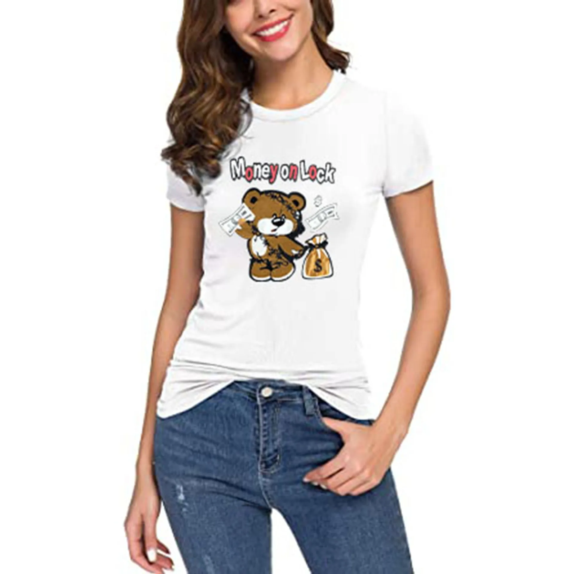100% Cotton Trend Print T Shirts Summer 2022 T Shirts Women's Casual O Neck T Shirts Unisex Plus Oversized Women T Shirts S-4XL
100% Cotton Trend Print T Shirts Summer 2022 T Shirts Women's Casual O Neck T Shirts Unisex Plus Oversized Women T Shirts S-4XL