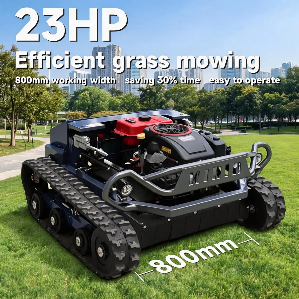 High Efficiency Zero Turn Mower 500mm Cutting Width Tracked Lawn Mower Remote Control CE Certified for Garden Agriculture Use
High Efficiency Zero Turn Mower 500mm Cutting Width Tracked Lawn Mower Remote Control CE Certified for Garden Agriculture Use
