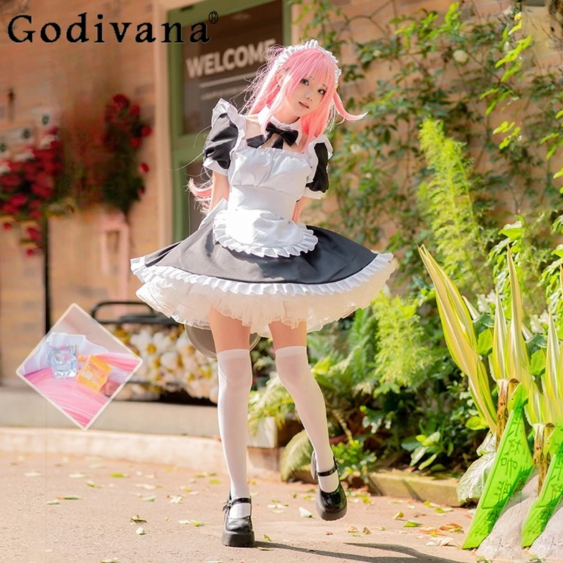 Halloween Costumes Dress for Women Girls Anime Hitori Cosplay Costume Dress Female Pink Wig Cosplay Hitori Maid Uniform Dress
Halloween Costumes Dress for Women Girls Anime Hitori Cosplay Costume Dress Female Pink Wig Cosplay Hitori Maid Uniform Dress