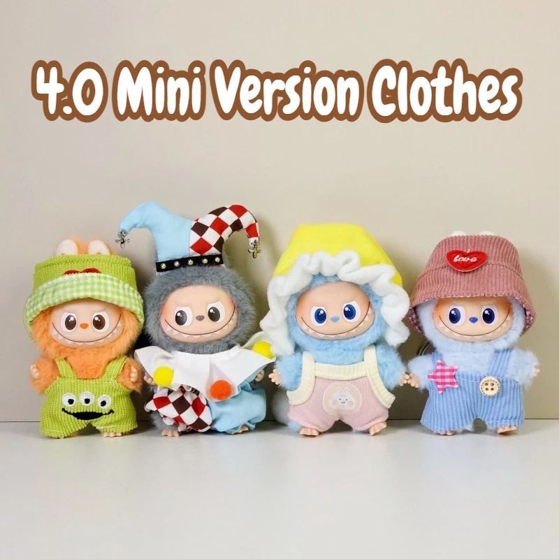 Doll Clothes for Labubu 4th Generation Mini Doll Clothes Only Set Multiple Cute Styles Replacement Clothes Mini Doll Accessories
Doll Clothes for Labubu 4th Generation Mini Doll Clothes Only Set Multiple Cute Styles Replacement Clothes Mini Doll Accessories