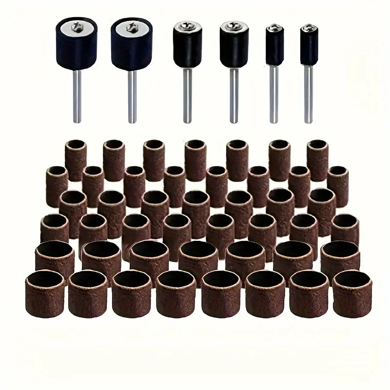 60Pcs Sanding drum kit for drill press and power drill, including rubber drum spindle drum kit sanding belt spindle
60Pcs Sanding drum kit for drill press and power drill, including rubber drum spindle drum kit sanding belt spindle