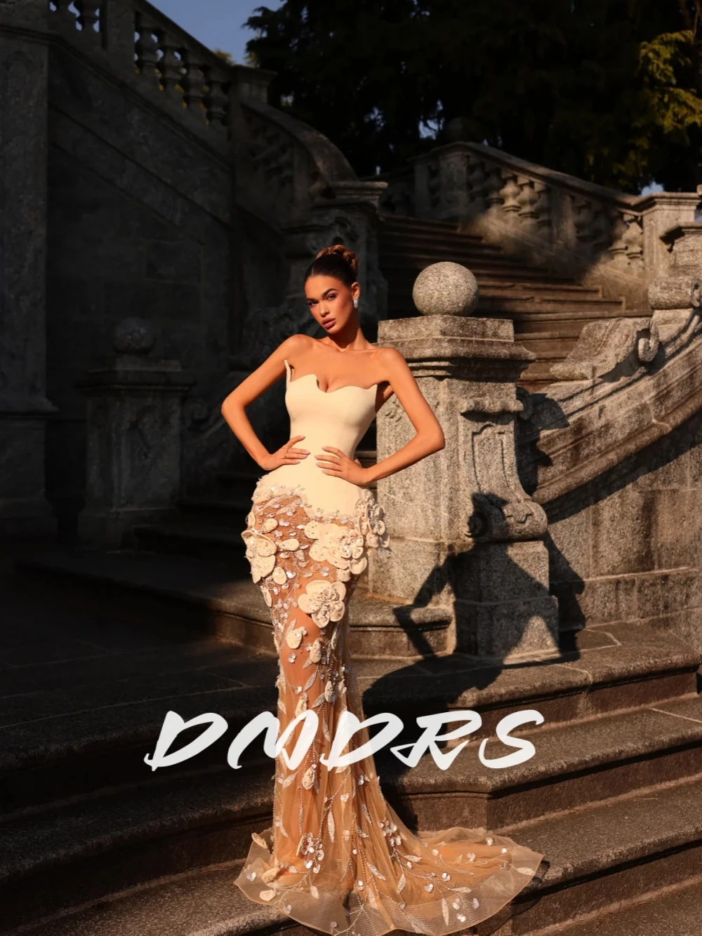 DMDRS Beautiful 3D Flowers Popular Corset Evening Dress Charming Mermaid Fitted Sleeveless Cocktail Gown Customized Beaded Wear
DMDRS Beautiful 3D Flowers Popular Corset Evening Dress Charming Mermaid Fitted Sleeveless Cocktail Gown Customized Beaded Wear