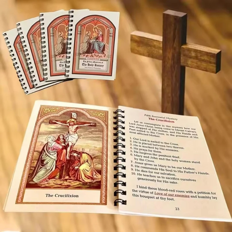 Creative Rosary Meditation Book Paper Booklet Daily Meditation Book 42 Color Pages Prayer That Sorrowful and Glorious Mysteries
Creative Rosary Meditation Book Paper Booklet Daily Meditation Book 42 Color Pages Prayer That Sorrowful and Glorious Mysteries