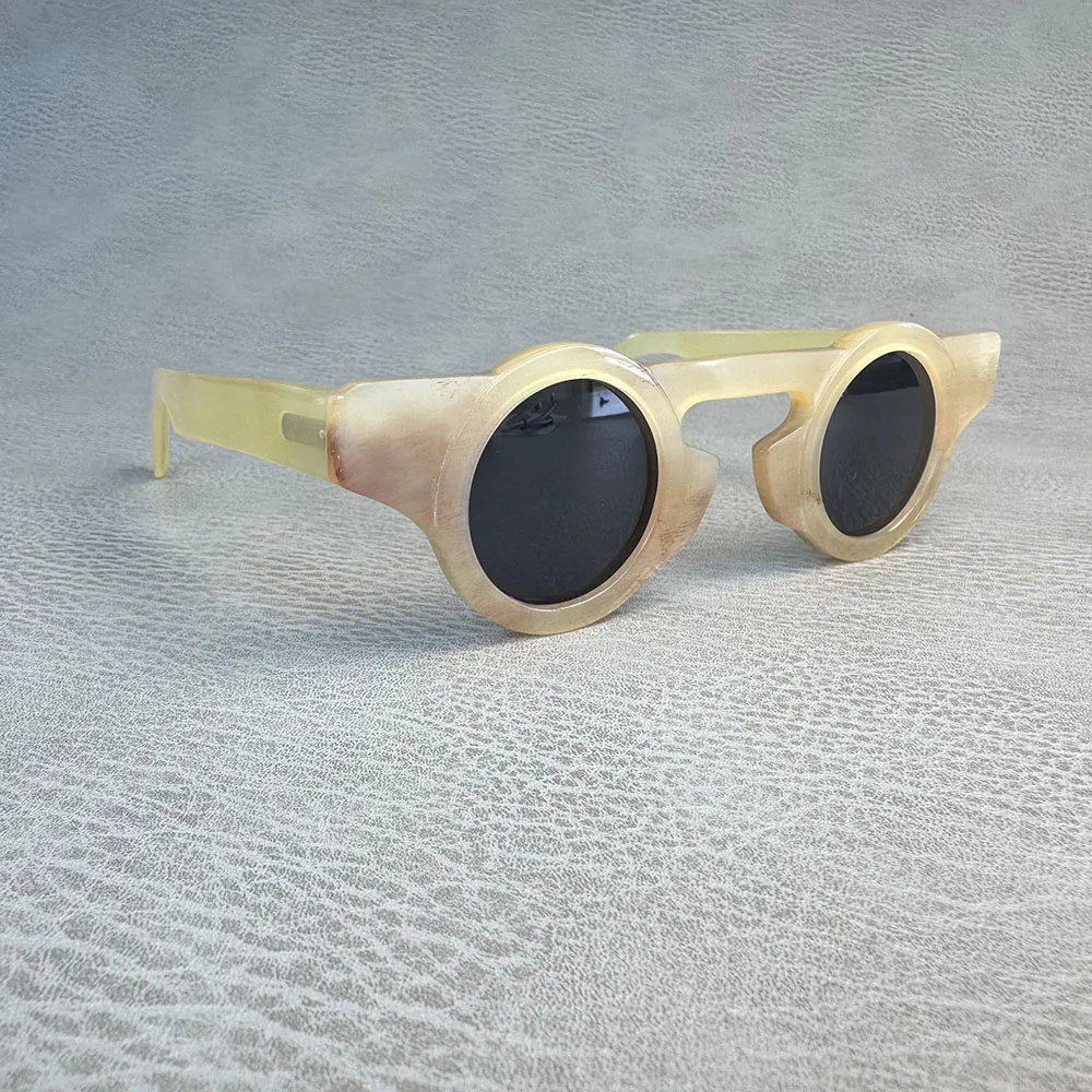 Men Sunglasses Women Unique Vintage Round Handmade Honey Horn Reading Eyeglass Frames Retro Fashion Glasses
Men Sunglasses Women Unique Vintage Round Handmade Honey Horn Reading Eyeglass Frames Retro Fashion Glasses