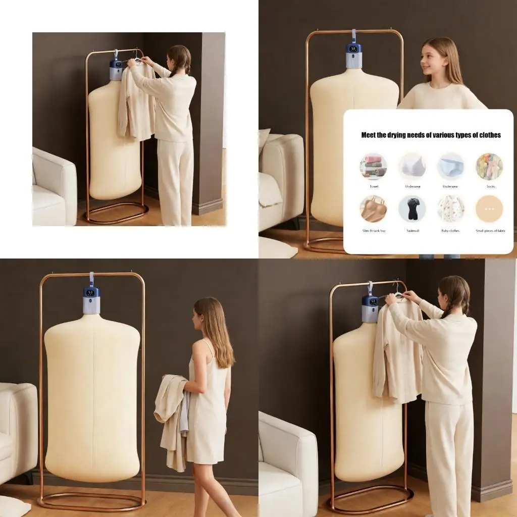 D0AB Compact Mini Clothes Dryer with Timer Control for Safe Quiet Drying 110V
D0AB Compact Mini Clothes Dryer with Timer Control for Safe Quiet Drying 110V