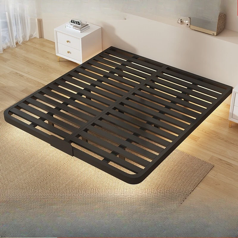 Suspended wrought iron bed without bedside household bedroom tatami row skeleton thickened carbon steel frame small apartment
Suspended wrought iron bed without bedside household bedroom tatami row skeleton thickened carbon steel frame small apartment