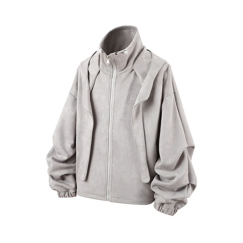 New Autumn-winter Loose-fitting Deer Skin Velvet Jacket in Solid Color with Hood, Fashionable Oversized Jacket for Adults
New Autumn-winter Loose-fitting Deer Skin Velvet Jacket in Solid Color with Hood, Fashionable Oversized Jacket for Adults