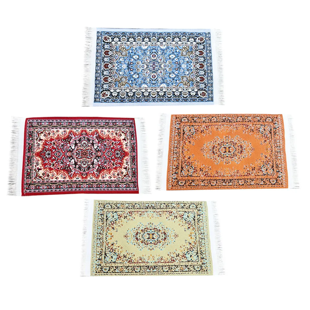 4 Pcs Decoration for Dollhouses Patterned Rug Carpet Room Area Rugs Miniature Carpets
4 Pcs Decoration for Dollhouses Patterned Rug Carpet Room Area Rugs Miniature Carpets