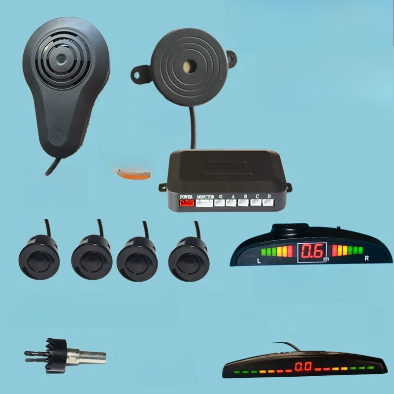 Value car reversing radar, 4 probes 2 probes voice beep, minivan universal crescent screen screenless radar
Value car reversing radar, 4 probes 2 probes voice beep, minivan universal crescent screen screenless radar