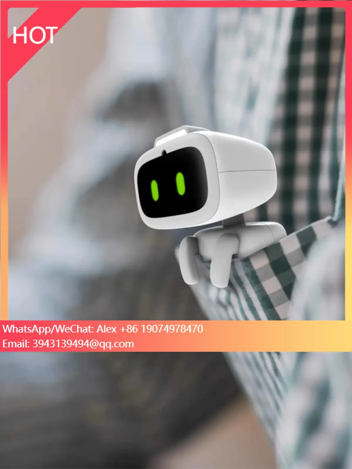Pocket Robot Smart Ai Desk Toy Interactive Companion For Office And Home
Pocket Robot Smart Ai Desk Toy Interactive Companion For Office And Home