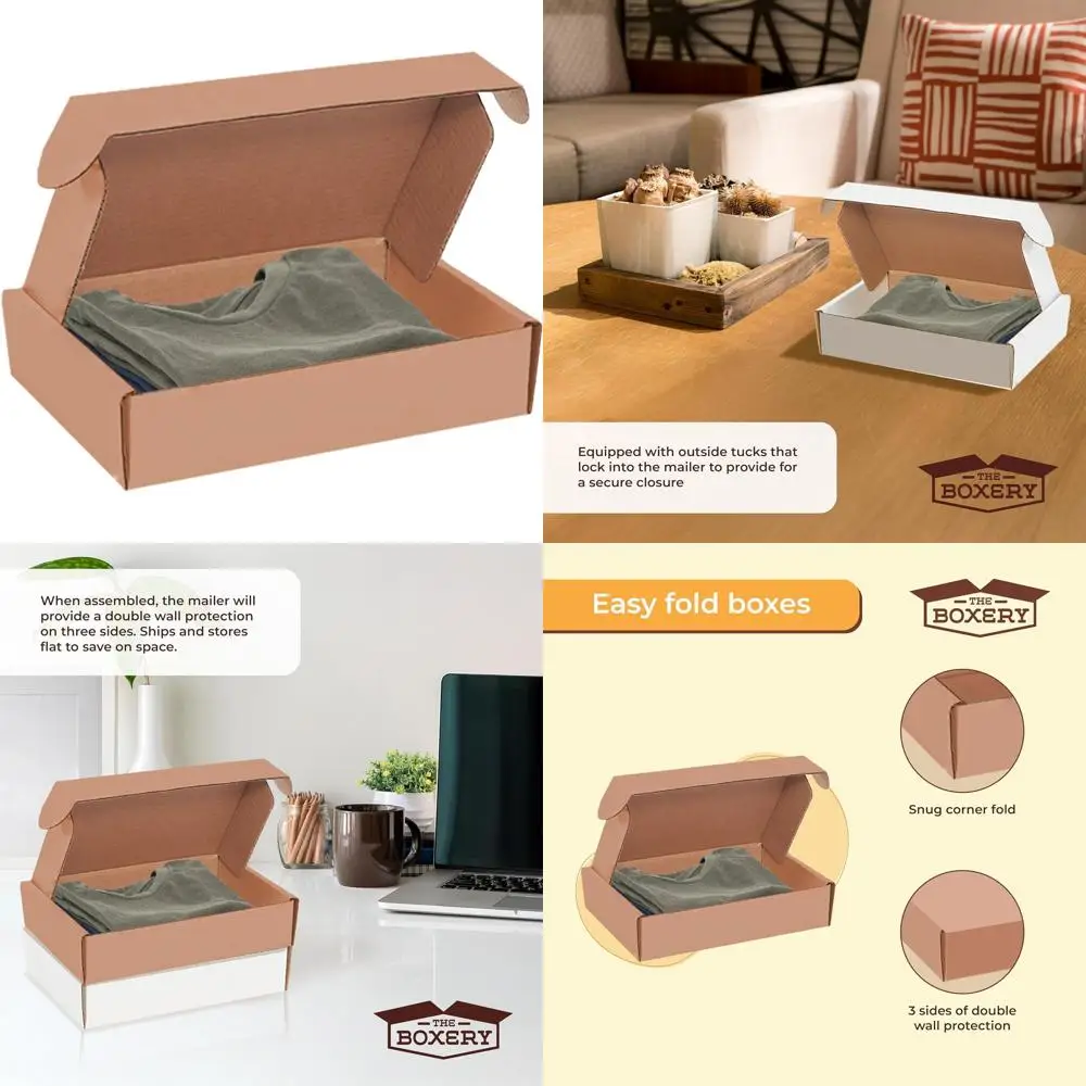 Картонные коробки для отправки и упаковки, 12,5 x 9,25 x 3 дюйма, 50 штук в упаковке, прочные, коричневые, для малого бизнеса.
Картонные коробки для отправки и упаковки, 12,5 x 9,25 x 3 дюйма, 50 штук в упаковке, прочные, коричневые, для малого бизнеса.