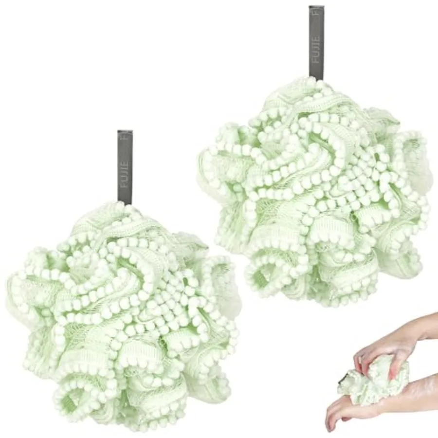 Loofah, Shower Bath Spong, Soft Shower Loofahs Balls, Globose lace Shower Ball, for Body Wash Scrubber Cleaning Loofah Bathroom
Loofah, Shower Bath Spong, Soft Shower Loofahs Balls, Globose lace Shower Ball, for Body Wash Scrubber Cleaning Loofah Bathroom