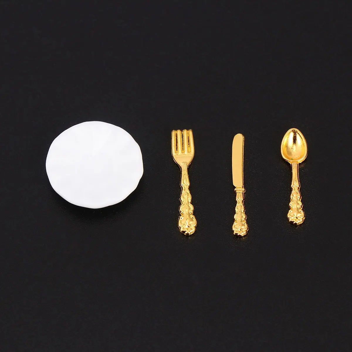 1Set Mini Resin Kitchen Cutlery Cake Dish Knife Fork Spoon Miniature Furnishings for Dollhouse Decoration Mini Cutlery
1Set Mini Resin Kitchen Cutlery Cake Dish Knife Fork Spoon Miniature Furnishings for Dollhouse Decoration Mini Cutlery