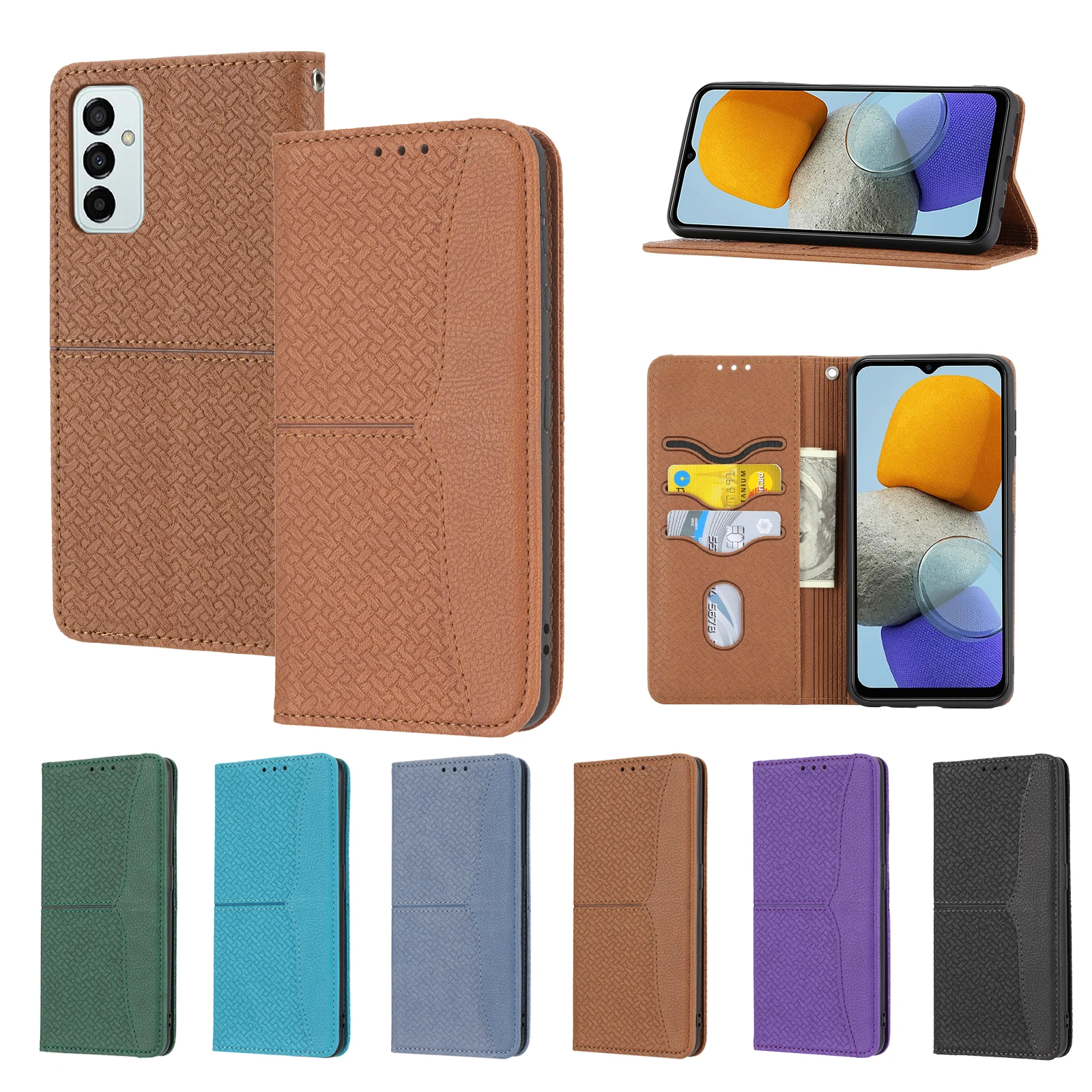 Splice to Leather Anti-fall Flip Wallet phone Case for Samsung Galaxy SC-53D SCG12 A15 4G/5G A25 A35 A55 M13 M21 M30S M23 F23
Splice to Leather Anti-fall Flip Wallet phone Case for Samsung Galaxy SC-53D SCG12 A15 4G/5G A25 A35 A55 M13 M21 M30S M23 F23