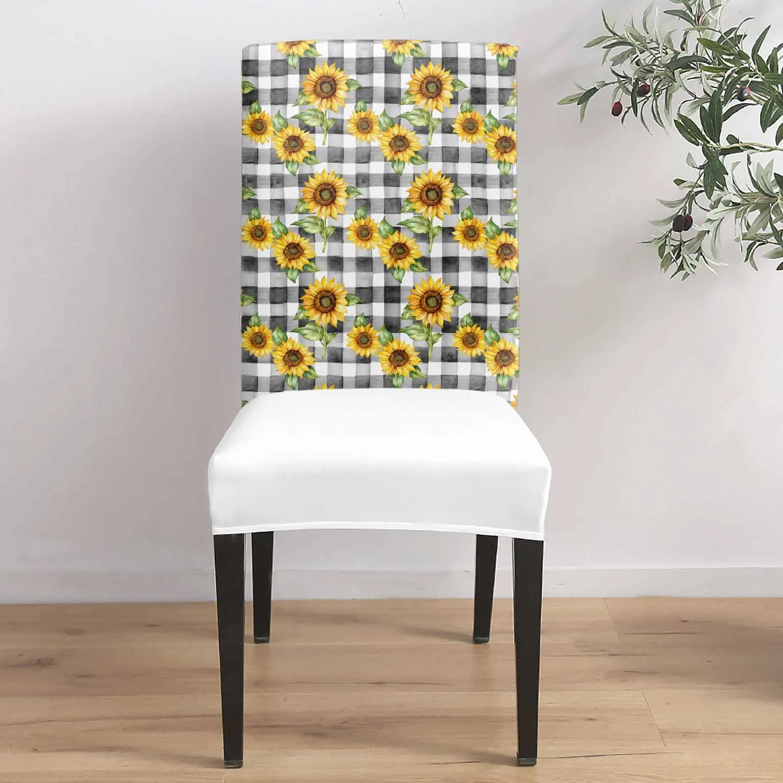 Эластичный чехол для стула Country Sunflower Daisy, 4 шт., эластичный защитный чехол для сиденья, чехлы для стула, домашний декор
Эластичный чехол для стула Country Sunflower Daisy, 4 шт., эластичный защитный чехол для сиденья, чехлы для стула, домашний декор