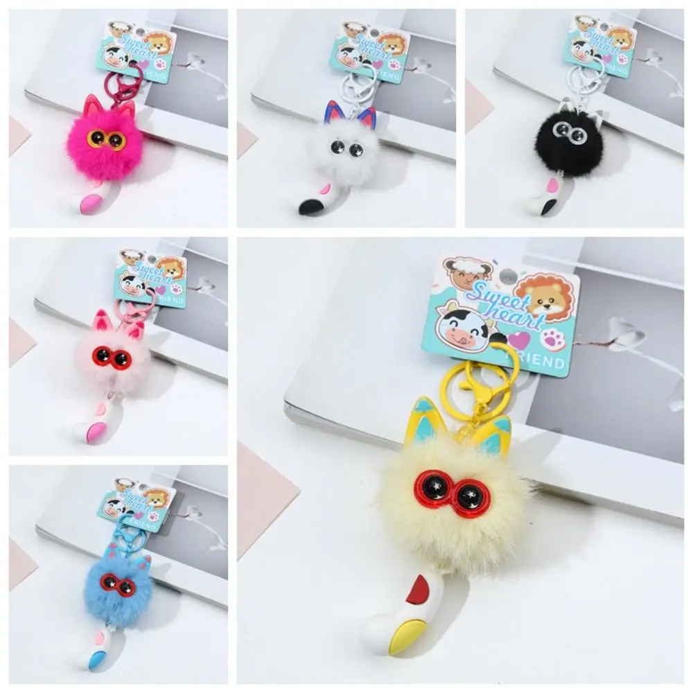 Cartoon Hairball Cat Pendant Cute Elf Decorative Small Briquettes Keychain Plush Kawaii Cat Plush Ball Key Chain Women Men
Cartoon Hairball Cat Pendant Cute Elf Decorative Small Briquettes Keychain Plush Kawaii Cat Plush Ball Key Chain Women Men
