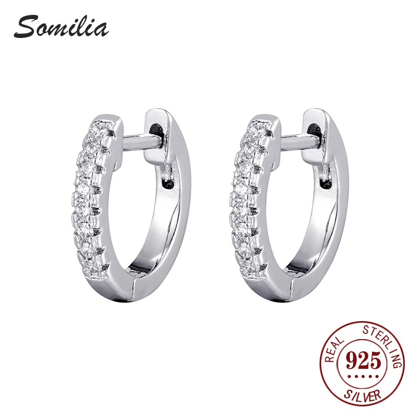 SOMILIA-Hoop Earring for Women Sparkling Created Diamond Earring 100% 925 Sterling Silver
SOMILIA-Hoop Earring for Women Sparkling Created Diamond Earring 100% 925 Sterling Silver