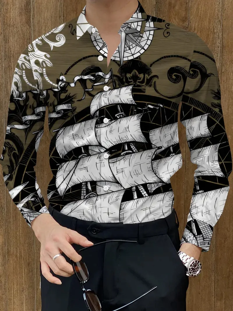 New Men's Casual Long Sleeve Shirt Modern Striped Design Regular Fit Long Sleeve Buttons For Spring Autumn Office
New Men's Casual Long Sleeve Shirt Modern Striped Design Regular Fit Long Sleeve Buttons For Spring Autumn Office