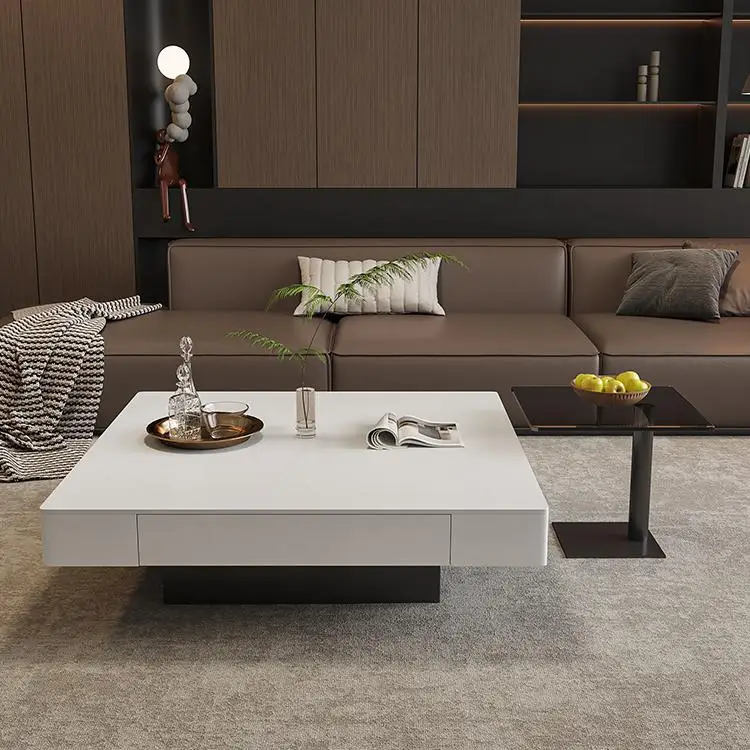 Black square rock slab coffee table, living room home 2025 new light luxury minimalist combination Italian coffee table
Black square rock slab coffee table, living room home 2025 new light luxury minimalist combination Italian coffee table