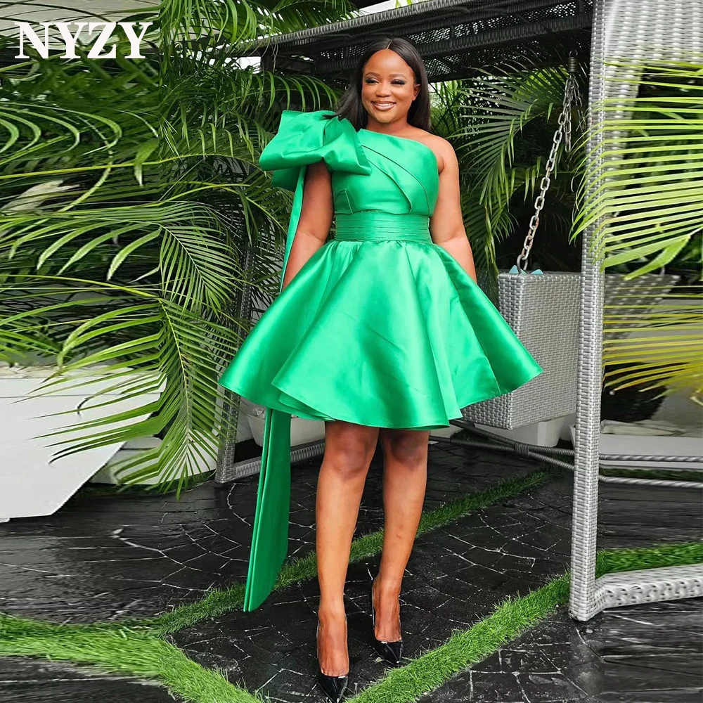 NYZY C368 Satin One-Shoulder Big Bow Ball Gown Party Prom Cocktail Homecoming Dresses 2025 Custom Made
NYZY C368 Satin One-Shoulder Big Bow Ball Gown Party Prom Cocktail Homecoming Dresses 2025 Custom Made