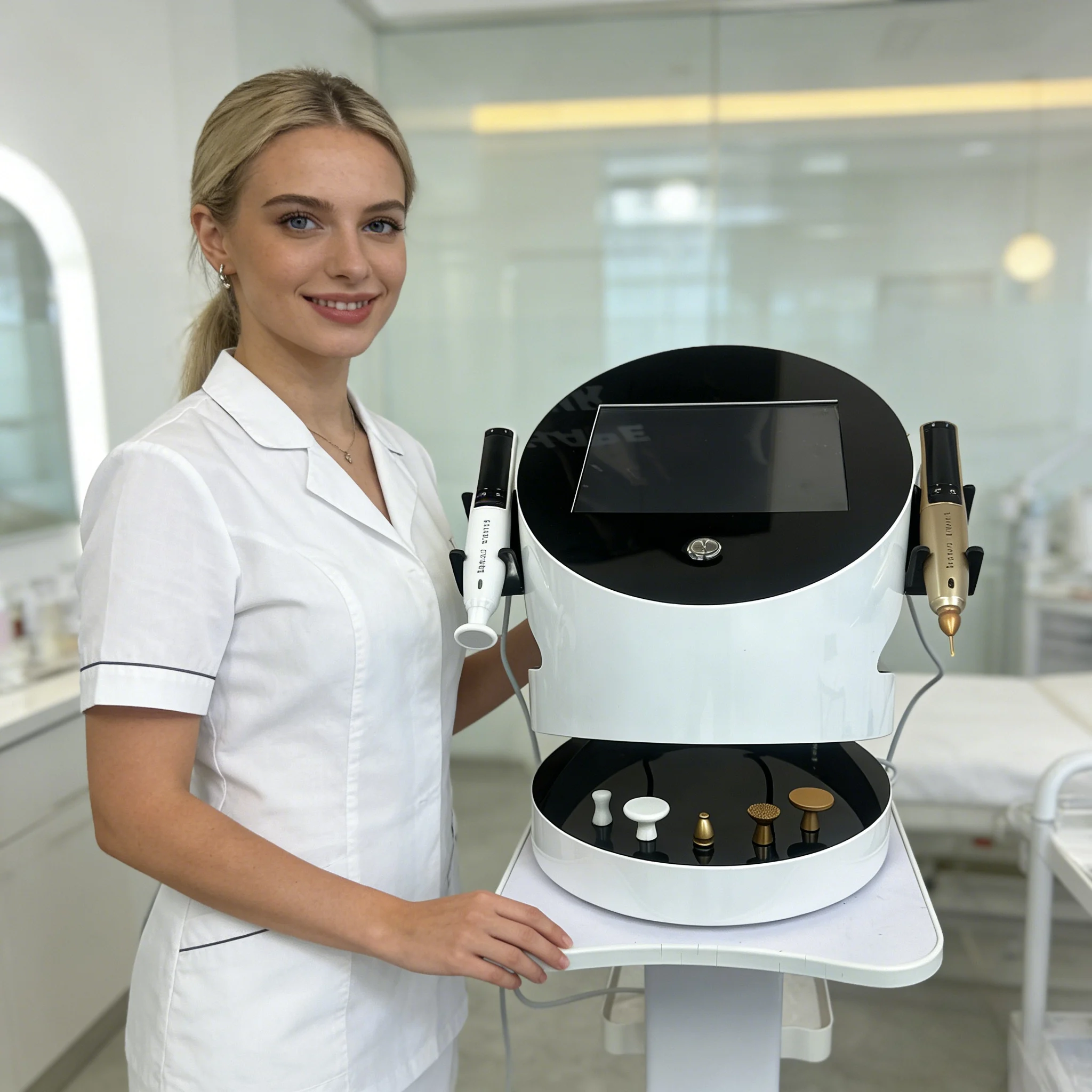 2 in 1 - Scar Removal, Eye Wrinkle Reduction, Fine Line Improvement & Skin Lifting/Tightening | Advanced Plasma Skincare Tool
2 in 1 - Scar Removal, Eye Wrinkle Reduction, Fine Line Improvement & Skin Lifting/Tightening | Advanced Plasma Skincare Tool