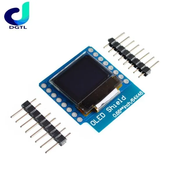 0.66 inch OLED LED LCD Dispaly Shield Compatible for WEMOS D1 MINI ESP32 64X48 0.66 inch Display 0.66" oled module IIC I2C
0.66 inch OLED LED LCD Dispaly Shield Compatible for WEMOS D1 MINI ESP32 64X48 0.66 inch Display 0.66" oled module IIC I2C