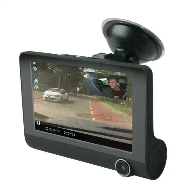 Scosche DDVR2XFHD-SP1 HD DVR Dual Front & Rear Facing Lens Suction Cup Dash Camera
Scosche DDVR2XFHD-SP1 HD DVR Dual Front & Rear Facing Lens Suction Cup Dash Camera