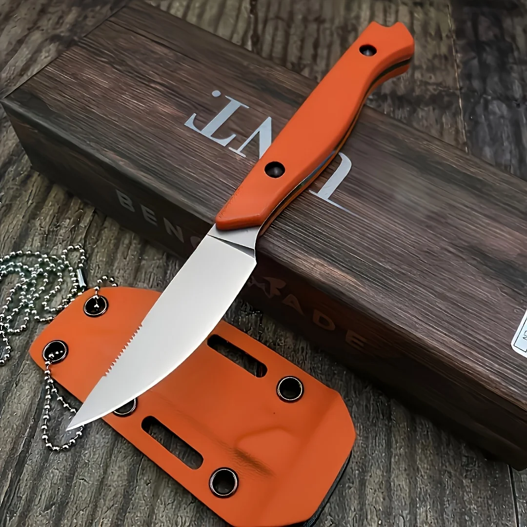 BM 15700 Portable Small Straight Knife CPM-154 Steel Blade Nylon Fiber Handle Outdoor Camping Survival EDC Hunting Knife
BM 15700 Portable Small Straight Knife CPM-154 Steel Blade Nylon Fiber Handle Outdoor Camping Survival EDC Hunting Knife