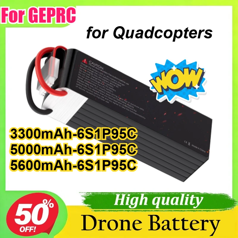 For GEPRC Storm 6S 3300mAh with XT60 Plug 5000mAh 5600mAh with XT90S Plug 95C Lipo Battery for Quadcopters Accessories
For GEPRC Storm 6S 3300mAh with XT60 Plug 5000mAh 5600mAh with XT90S Plug 95C Lipo Battery for Quadcopters Accessories