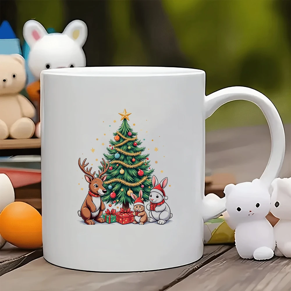 11oz cartoon Christmas tree mug + cute animal cup Family office coffee mug Essential Christmas gift
11oz cartoon Christmas tree mug + cute animal cup Family office coffee mug Essential Christmas gift