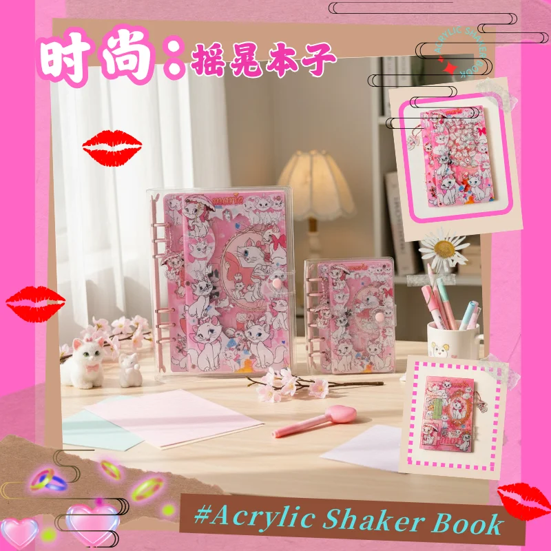 Acrylic Shaker Book Creative Fashion Marie A5A7 Diary Handbook Collection Notes Stationery Loose-leaf Book Friend Exclusive Gift
Acrylic Shaker Book Creative Fashion Marie A5A7 Diary Handbook Collection Notes Stationery Loose-leaf Book Friend Exclusive Gift