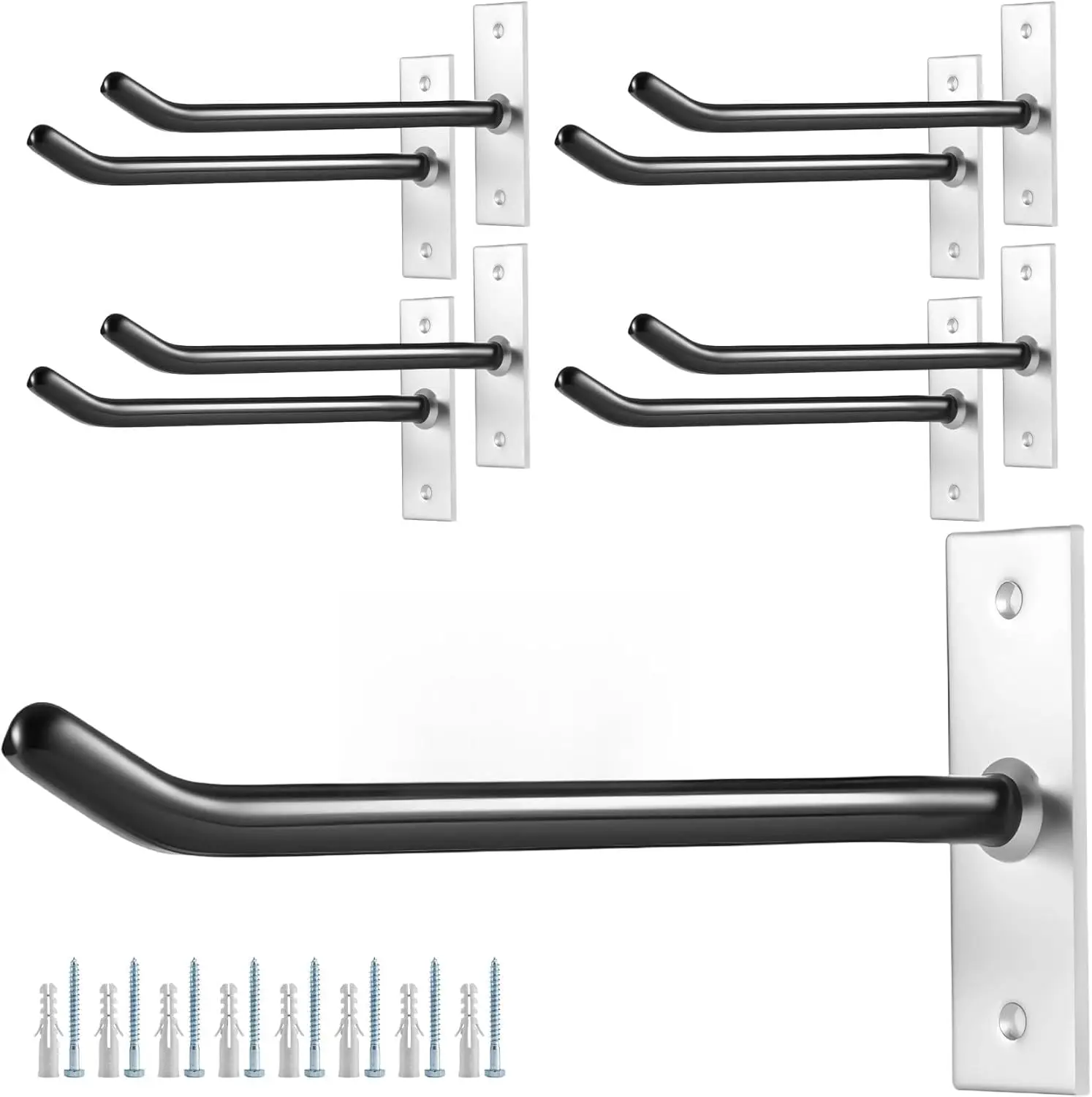 Heavy Duty Steel Tire Rack Wall Mount (8-Pack) – Anti-Slip Garage Hooks for Storage, Black
Heavy Duty Steel Tire Rack Wall Mount (8-Pack) – Anti-Slip Garage Hooks for Storage, Black