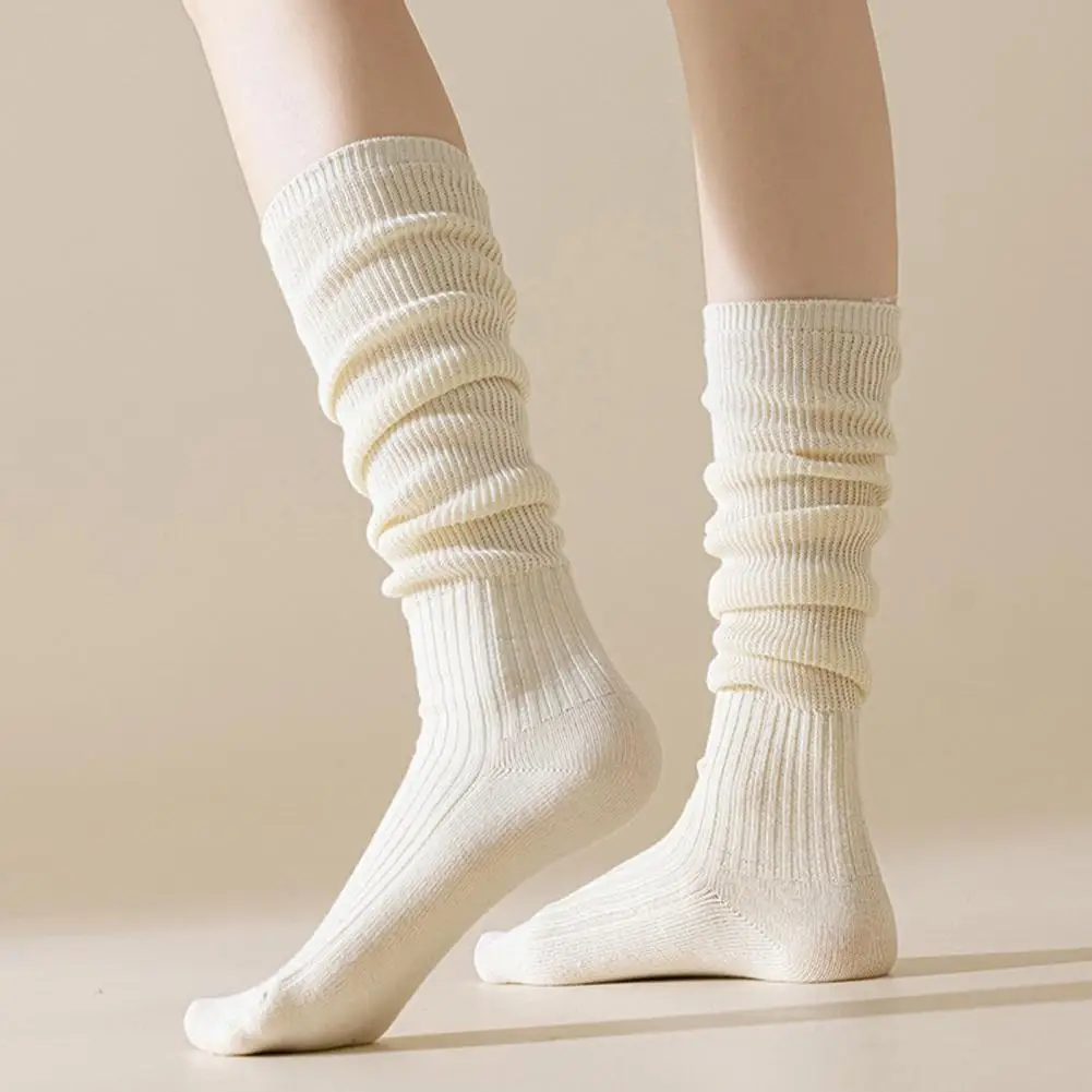 1 Pair Women Long Socks Winter Thick Knitted Warm Solid Color Elastic Anti-slip Soft High-tube Lady Calf Socks Thigh Stocking
1 Pair Women Long Socks Winter Thick Knitted Warm Solid Color Elastic Anti-slip Soft High-tube Lady Calf Socks Thigh Stocking