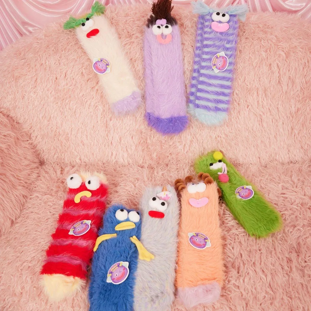 Ugly Sleeping Socks, Air Conditioning Socks for Girls, Warm Floor Socks for Cold Body, Coral Velvet, Creative Abstract Mid-tube
Ugly Sleeping Socks, Air Conditioning Socks for Girls, Warm Floor Socks for Cold Body, Coral Velvet, Creative Abstract Mid-tube