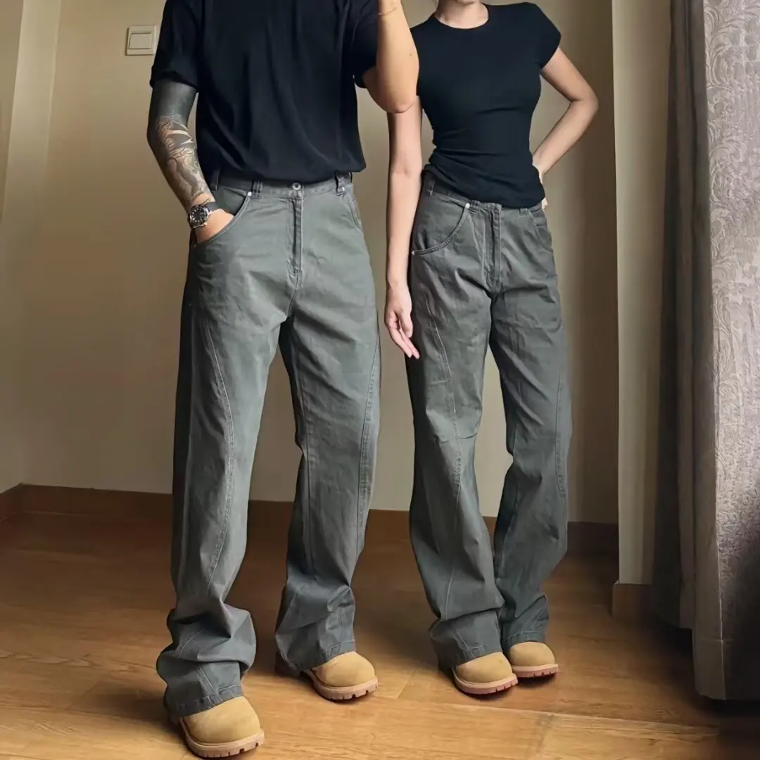 Dark Grey Vibe Pants Men's 2026 Spring and Autumn American Retro Jeans Slim High Street Casual Straight Trousers
Dark Grey Vibe Pants Men's 2026 Spring and Autumn American Retro Jeans Slim High Street Casual Straight Trousers