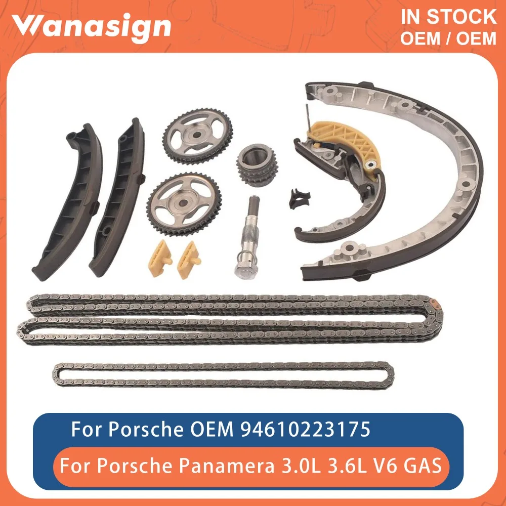 Engine Timing Chain Kit Fit 3.0 3.6 L For Porsche Panamera Macan Cayenne S GTS MCX MCU MCT 3.0L 3.6L V6 GAS 13-18 94610223175
Engine Timing Chain Kit Fit 3.0 3.6 L For Porsche Panamera Macan Cayenne S GTS MCX MCU MCT 3.0L 3.6L V6 GAS 13-18 94610223175