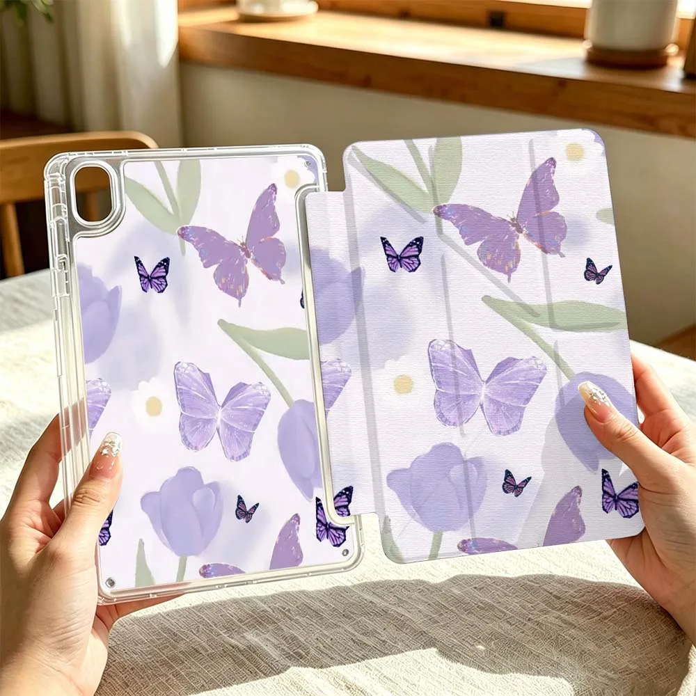 Purple Butterfly Flower Cover For Huawei MatePad Pro SE Honor Pad 9 V9 GT X9 10.8 11 13.2 inch Pro 3Y Tablet Case
Purple Butterfly Flower Cover For Huawei MatePad Pro SE Honor Pad 9 V9 GT X9 10.8 11 13.2 inch Pro 3Y Tablet Case