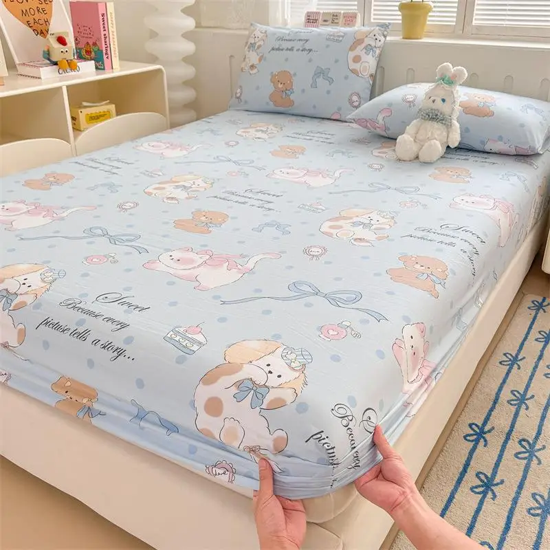 Washable Cotton Bed Skirt Dustproof Mattress Cover for Students Dormitory Home Use Comforter Cover Cartoon Pattern Bedding
Washable Cotton Bed Skirt Dustproof Mattress Cover for Students Dormitory Home Use Comforter Cover Cartoon Pattern Bedding