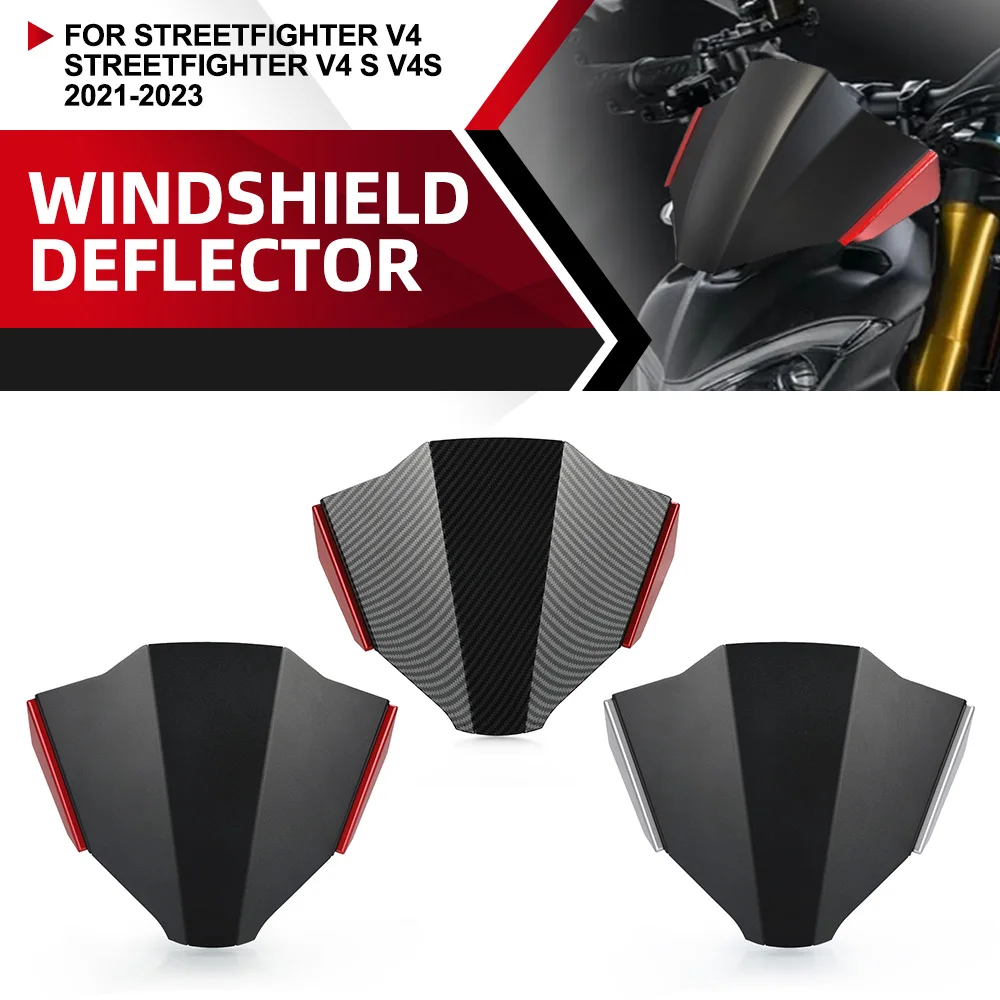 Для Ducati Streetfighter V4 STREETFIGHTER V4 S V4S 2021 2022 2023, козырек на лобовое стекло, передний ветрозащитный экран, дефлектор 
Для Ducati Streetfighter V4 STREETFIGHTER V4 S V4S 2021 2022 2023, козырек на лобовое стекло, передний ветрозащитный экран, дефлектор