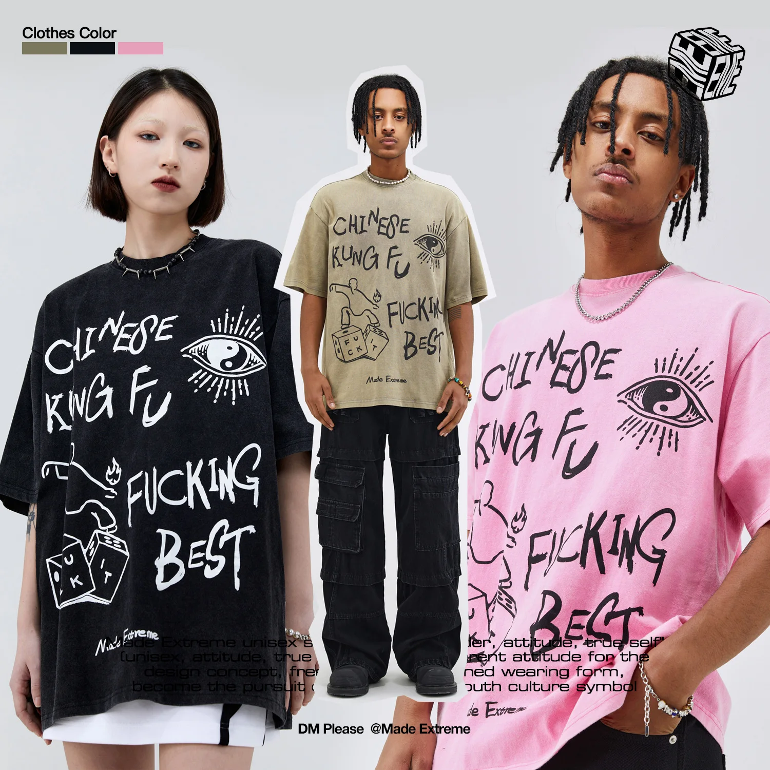 Women T-Shirt Men Unisex Retro Graffiti Punk Y2K Goth Oversize Top Couple Streetwear Letter Printing Outdoor Sport Casual Top
Women T-Shirt Men Unisex Retro Graffiti Punk Y2K Goth Oversize Top Couple Streetwear Letter Printing Outdoor Sport Casual Top