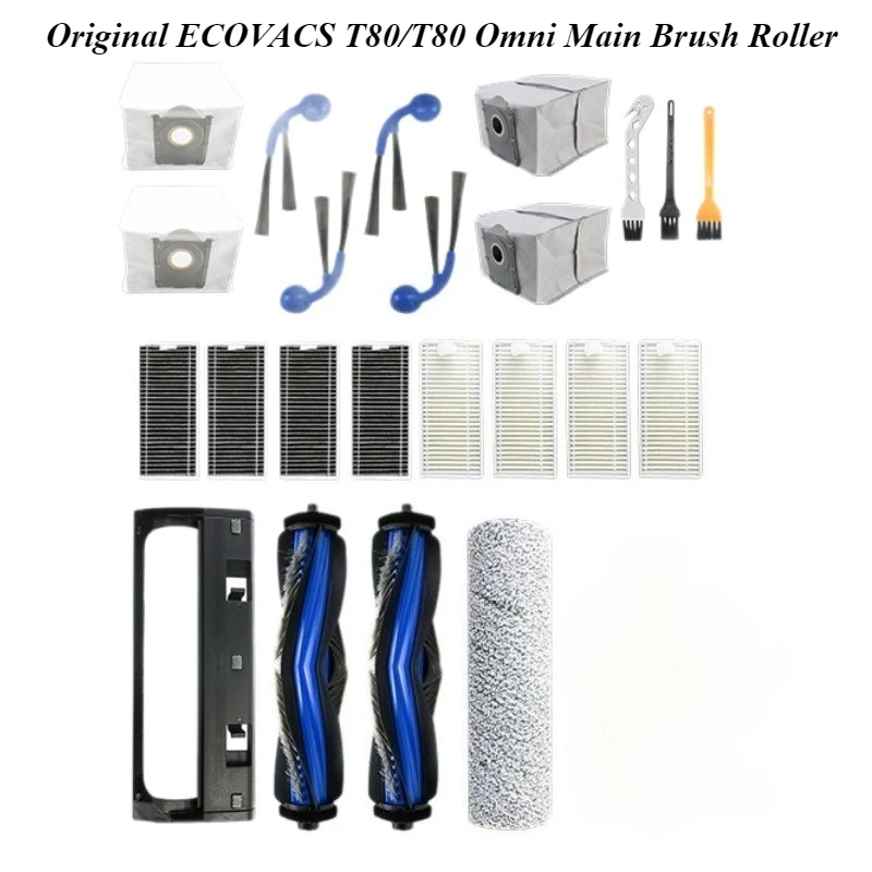Original ECOVACS T80/T80 Omni Main Brush Roller - Self-Cleaning Anti-Tangle Rubber Bristles - Quiet Deep Cleaning
Original ECOVACS T80/T80 Omni Main Brush Roller - Self-Cleaning Anti-Tangle Rubber Bristles - Quiet Deep Cleaning