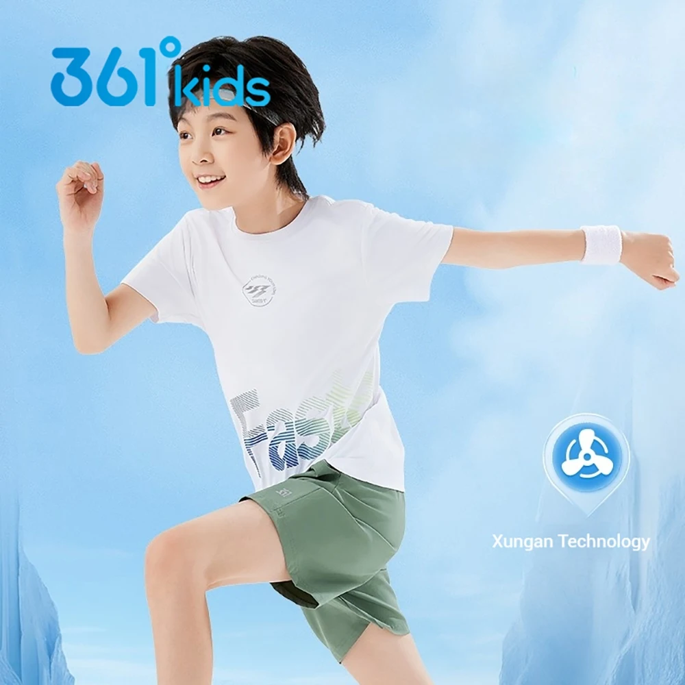 361 Degrees Kids Boys Short Sleeve T-Shirt 2025 Summer Quick Dry Sports Top Breathable Round Neck Tee kids Clothes
361 Degrees Kids Boys Short Sleeve T-Shirt 2025 Summer Quick Dry Sports Top Breathable Round Neck Tee kids Clothes