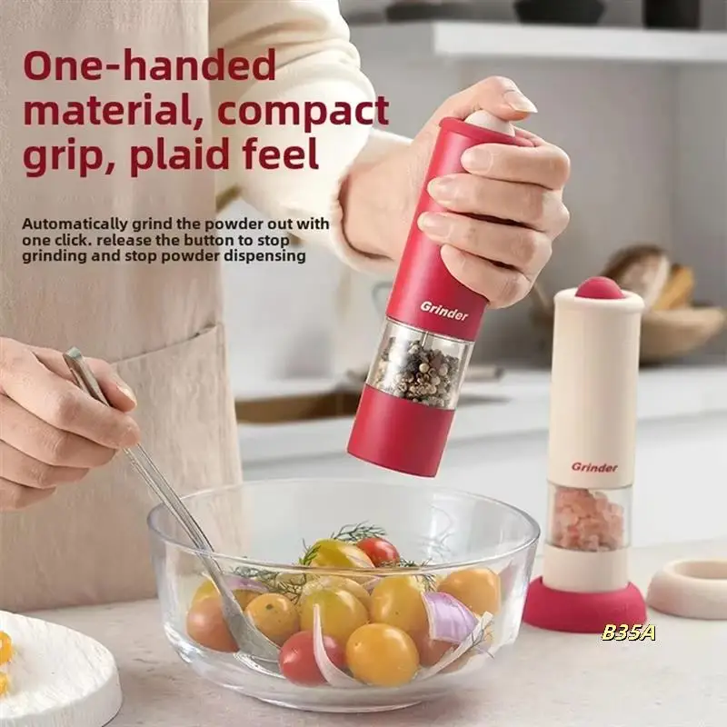 Electric Pepper Grinder Kitchen Freshly Ground Seasoning Pepper Powder Particles Pepper Grinding Kitchen Utensils
Electric Pepper Grinder Kitchen Freshly Ground Seasoning Pepper Powder Particles Pepper Grinding Kitchen Utensils