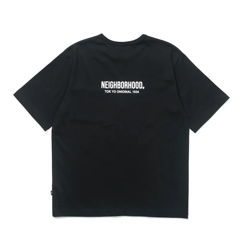 Men's Workwear Style Cotton Pocket T-shirt NBHD Heavyweight Streetwear Back Logo Casual Summer Tee
Men's Workwear Style Cotton Pocket T-shirt NBHD Heavyweight Streetwear Back Logo Casual Summer Tee