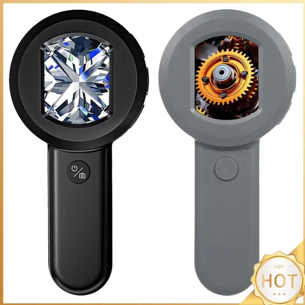 Microscope 2 Inch IPS Screen Handheld Coin Magnifier 100X Collector Pocket Jewelers Loupe Digital Microscope for Kids and Adults
Microscope 2 Inch IPS Screen Handheld Coin Magnifier 100X Collector Pocket Jewelers Loupe Digital Microscope for Kids and Adults