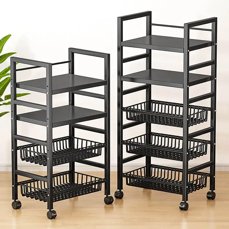 Kitchen Multi-Functional Mobile Storage Rack Vegetable Fruit Basket Floor Standing Microwave Oven Potware Organizer Shelf
Kitchen Multi-Functional Mobile Storage Rack Vegetable Fruit Basket Floor Standing Microwave Oven Potware Organizer Shelf