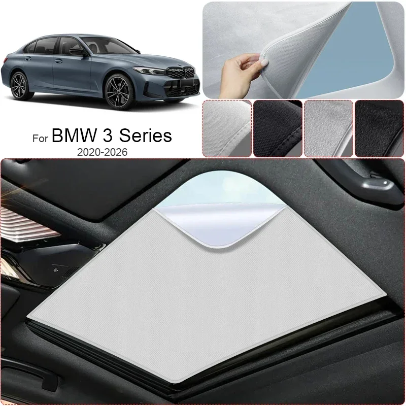 Car Suede Fabric Anti-uv For BMW 3 Series 2020-2026 Electrostatic Adsorption Sunroof Sunshade Heat Insulation Skylight Accessory
Car Suede Fabric Anti-uv For BMW 3 Series 2020-2026 Electrostatic Adsorption Sunroof Sunshade Heat Insulation Skylight Accessory