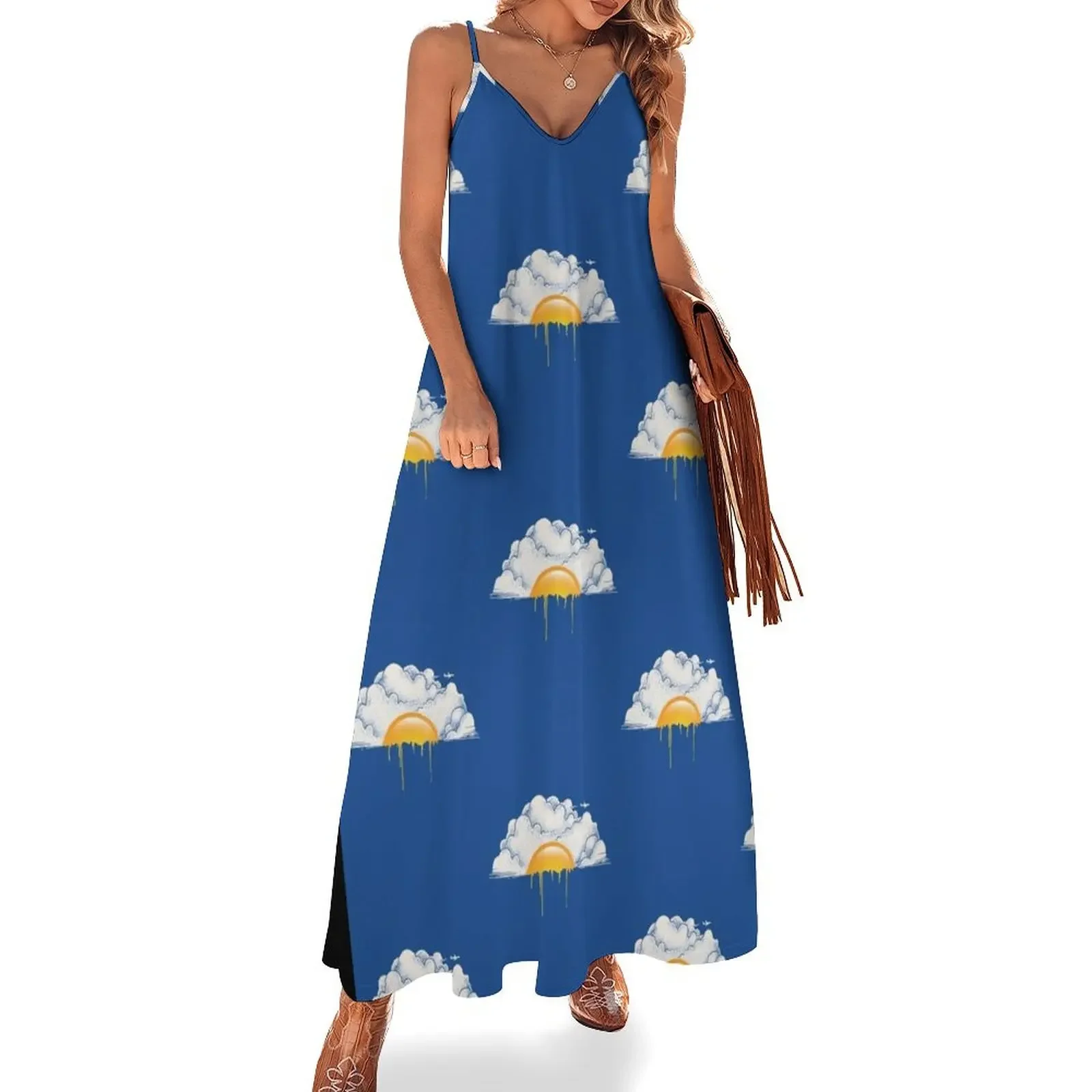 Breakfast Sleeveless Dress Elegant gown clothes for women summer clothes long sleeve dresses Dress
Breakfast Sleeveless Dress Elegant gown clothes for women summer clothes long sleeve dresses Dress